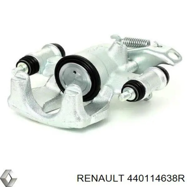 440114638R Renault (RVI) suporte do freio traseiro esquerdo