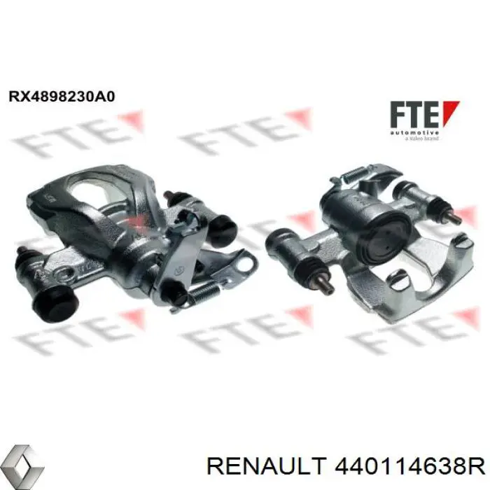 Купить 440114638R Renault (RVI) Суппорт задний левый