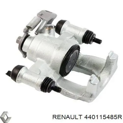 440115485R Renault (RVI) suporte do freio traseiro esquerdo