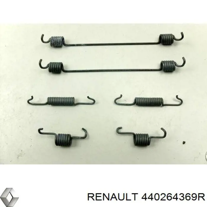 Монтажный комплект задних барабанных колодок 440264369R Renault (RVI)