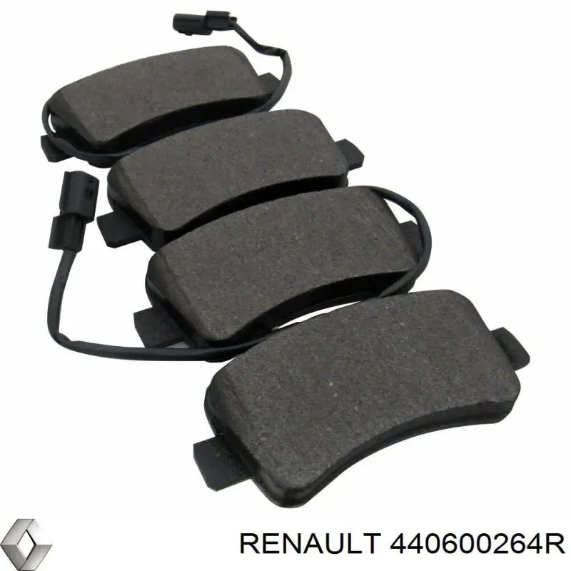 440600264R Renault (RVI) колодки тормозные задние дисковые
