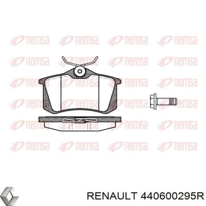 Колодки дисковые  Renault (RVI) 440600295R цена, от 14.06 USD