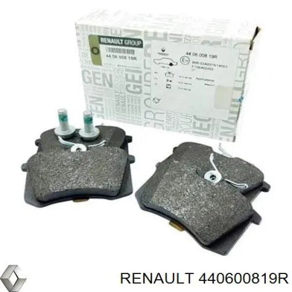 Задние дисковые колодки Renault (RVI) 440600819R