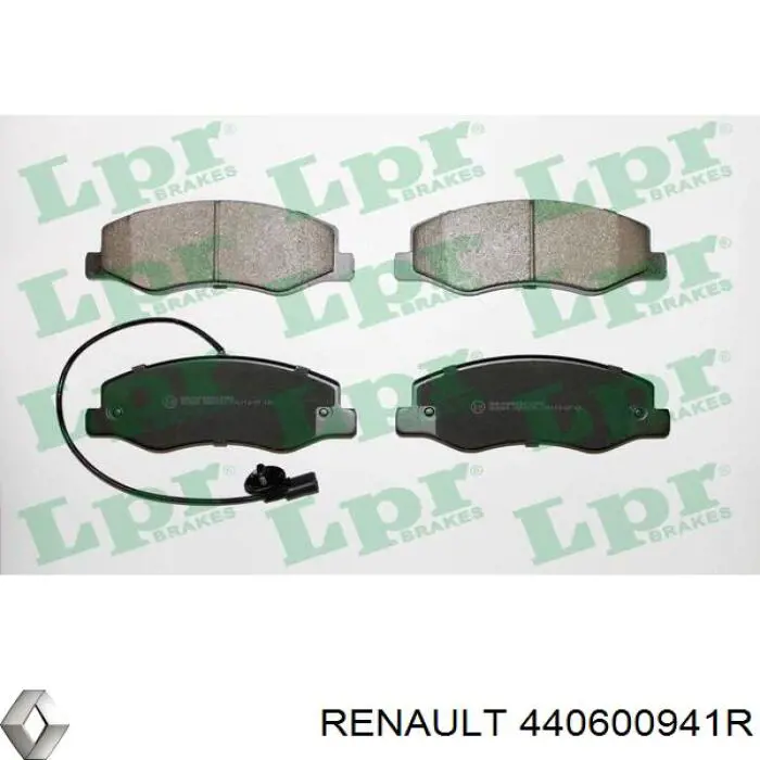 Колодки дисковые  Renault (RVI) 440600941R цена, от 31.88 USD