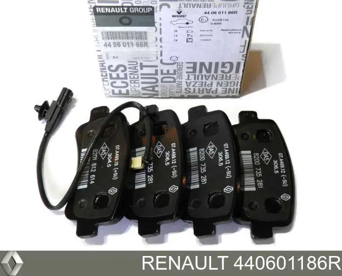 Задние тормозные колодки 440601186R Renault (RVI)