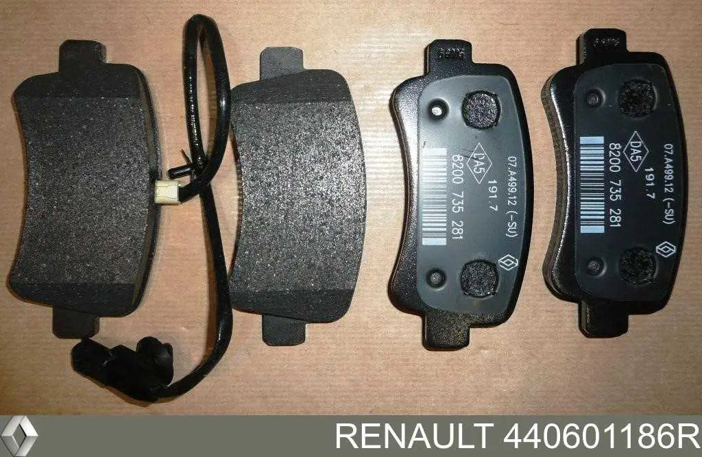 Колодки дисковые  Renault (RVI) 440601186R цена, от 25.70 USD