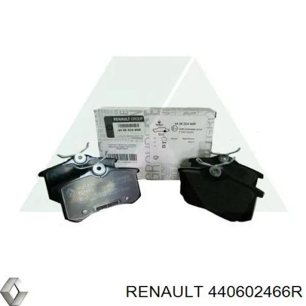 Задние тормозные колодки 440602466R Renault (RVI)