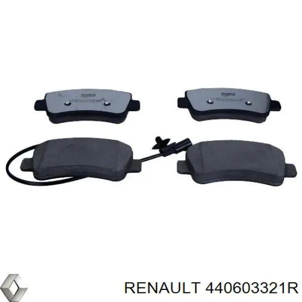 Купить 440603321R Renault (RVI) Колодки тормозные задние, дисковые