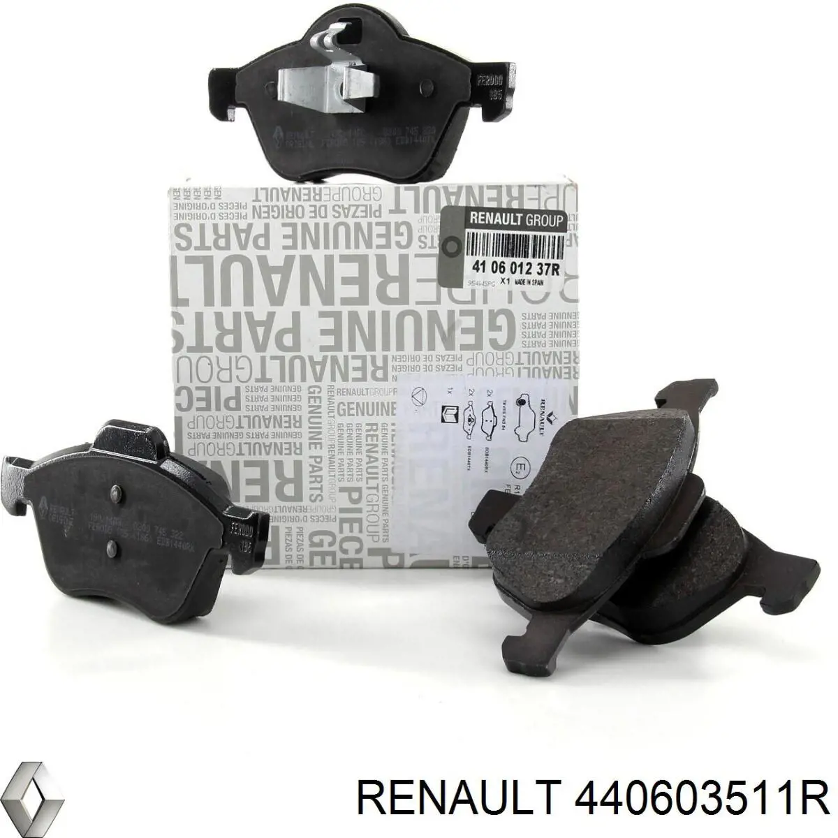 Задние тормозные колодки 440603511R Renault (RVI)