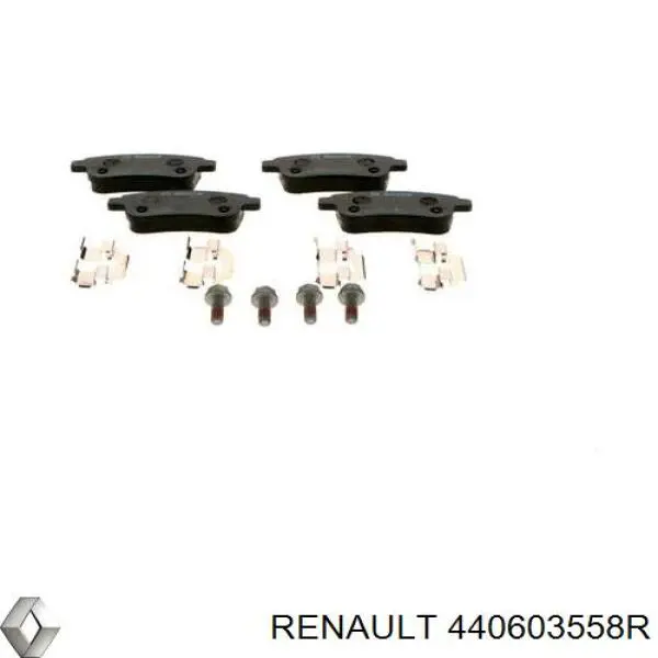 Купить 440603558R Renault (RVI) Колодки тормозные задние, дисковые