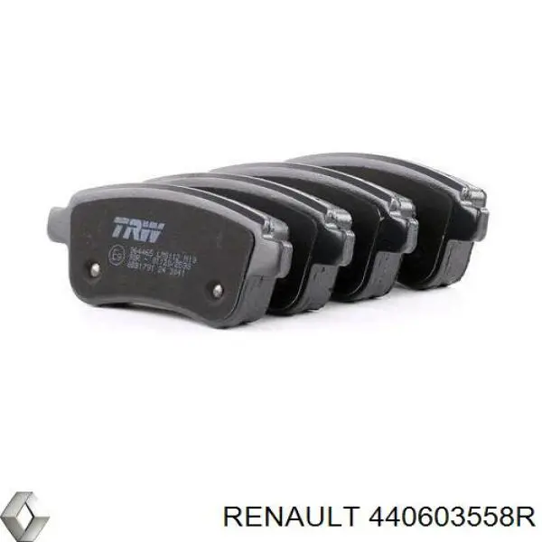Задние тормозные колодки 440603558R Renault (RVI)