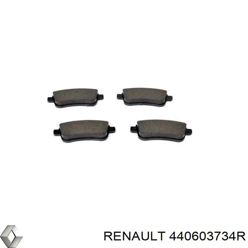 Колодки дисковые  Renault (RVI) 440603734R цена, от 15.31 USD