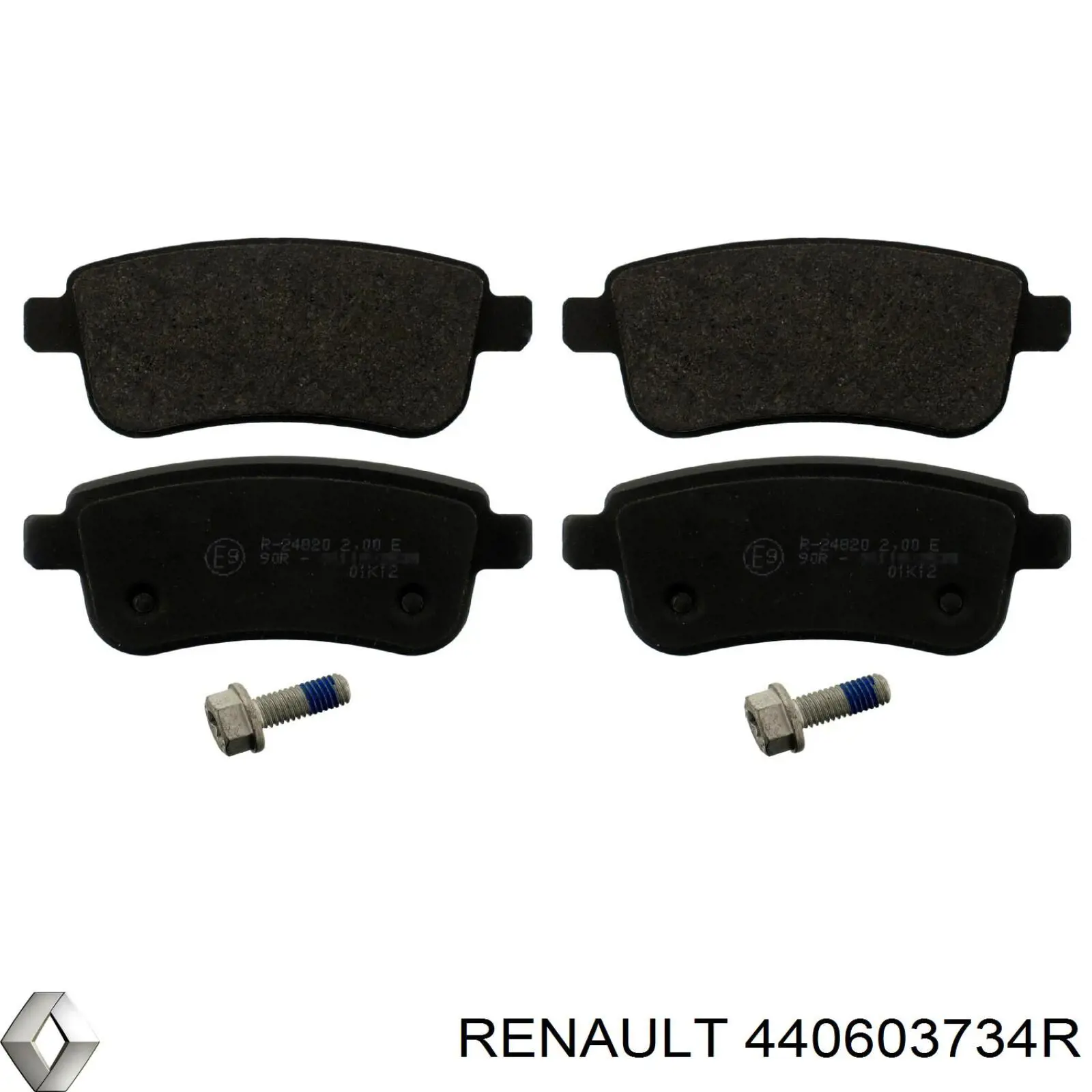 Купить 440603734R Renault (RVI) Колодки тормозные задние, дисковые