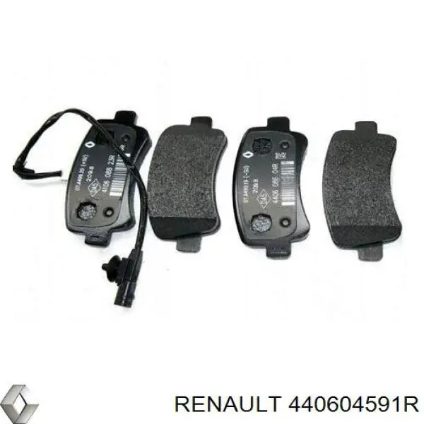 Pastillas de freno traseras 440604591R Renault (RVI)