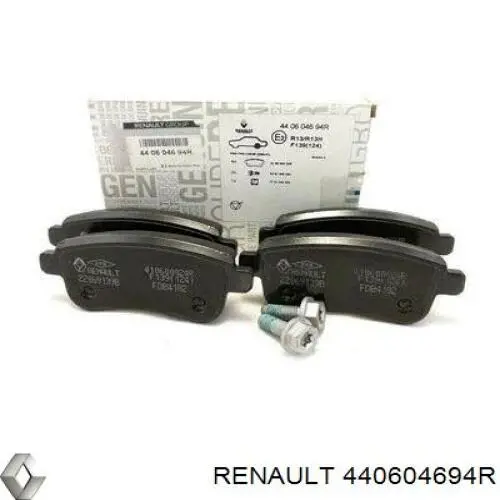 Купить 440604694R Renault (RVI) Колодки тормозные задние, дисковые