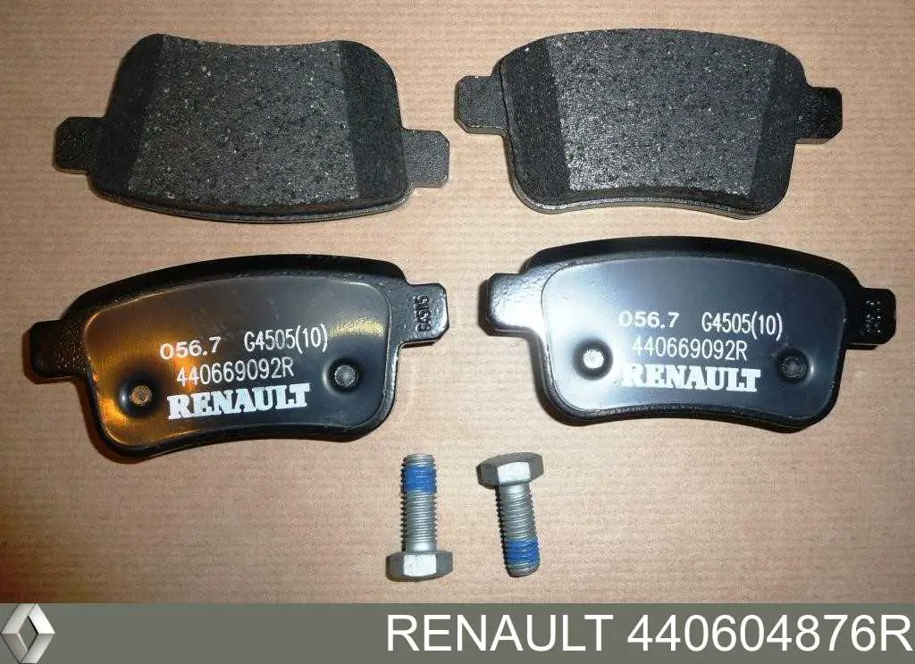 Колодки дисковые  Renault (RVI) 440604876R цена, от 16.43 USD