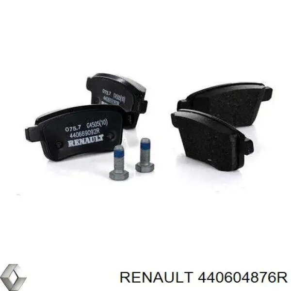 440604876R Renault (RVI) Колодки тормозные дисковые комплект
