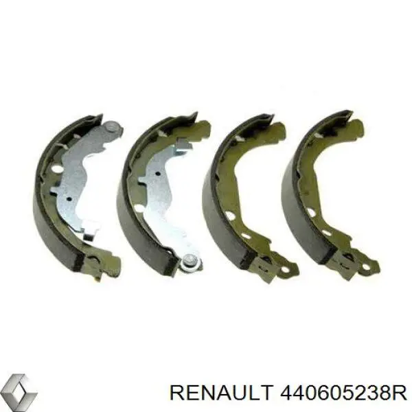 Колодки гальмові задні, барабанні 440605238R Renault (RVI)