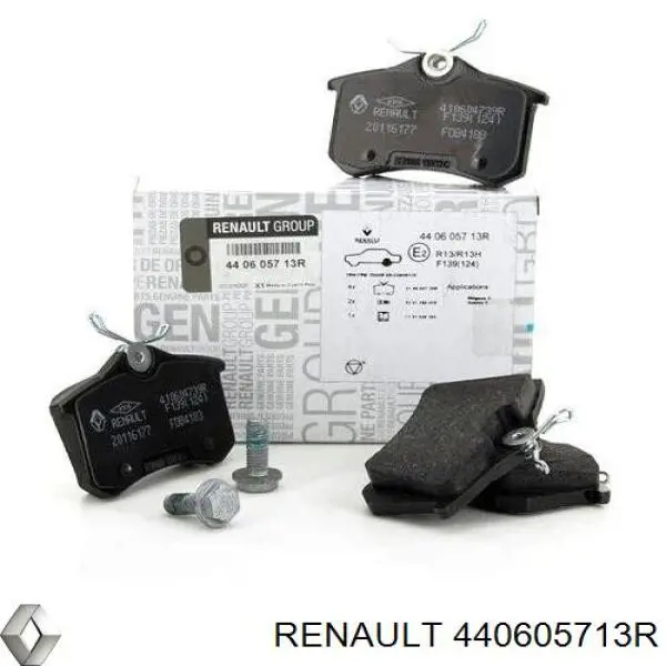 Задние тормозные колодки 440605713R Renault (RVI)