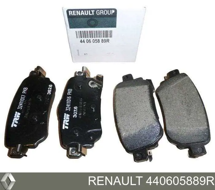 440605889R Renault (RVI) Колодки тормозные дисковые комплект