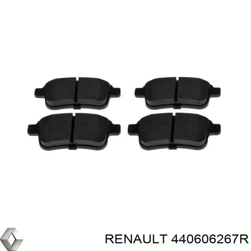 Купить 440606267R Renault (RVI) Колодки тормозные задние, дисковые