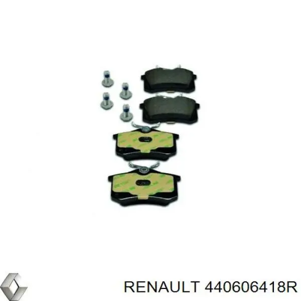 440606418R Renault (RVI) колодки тормозные задние дисковые