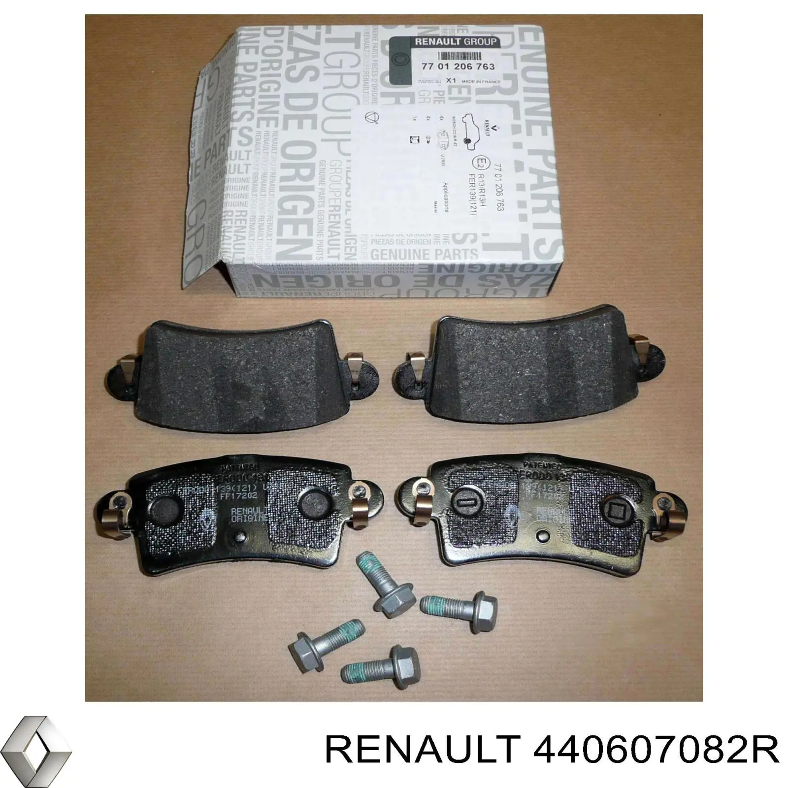 Купить 440607082R Renault (RVI) Колодки тормозные задние, дисковые