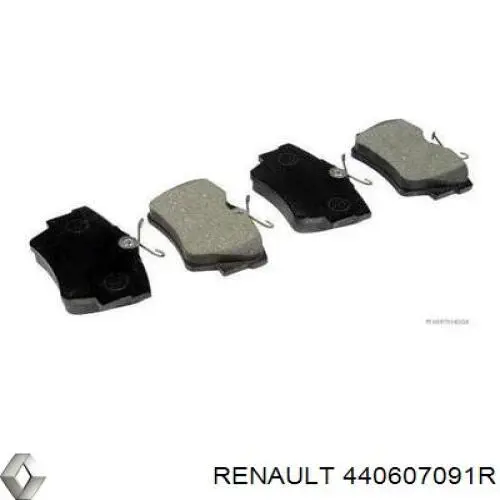 Колодки дисковые  Renault (RVI) 440607091R цена, от 35.00 USD