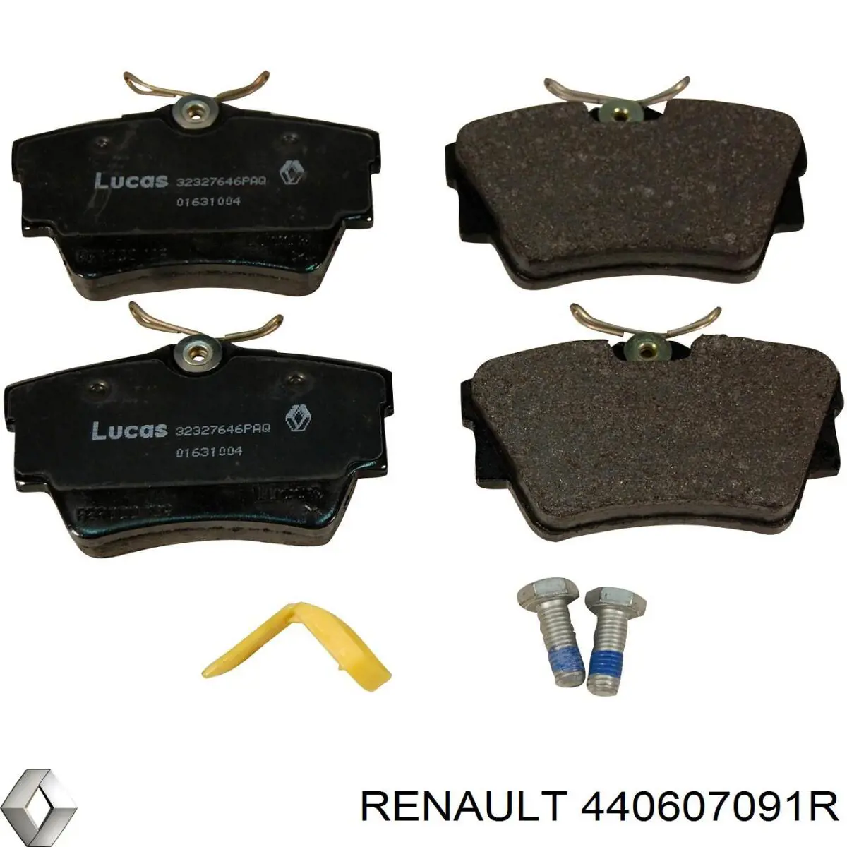 440607091R Renault (RVI) Колодки тормозные дисковые комплект
