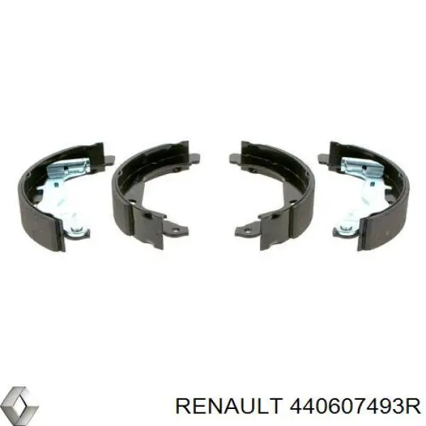 Колодки тормозные задние барабанные Renault (RVI) 440607493R