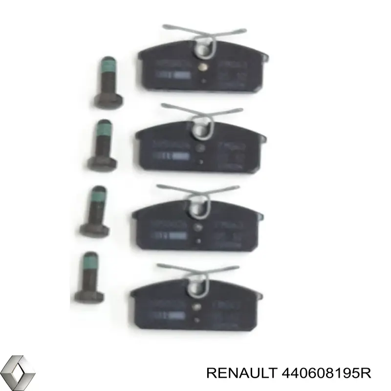 Купить 440608195R Renault (RVI) Колодки тормозные задние, дисковые