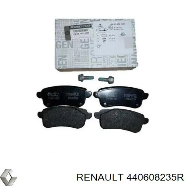 Pastillas de freno traseras 440608235R Renault (RVI)