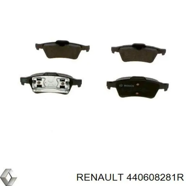 Sapatas do freio traseiras de disco Renault (RVI) 440608281R preço, a partir de 35,78 USD