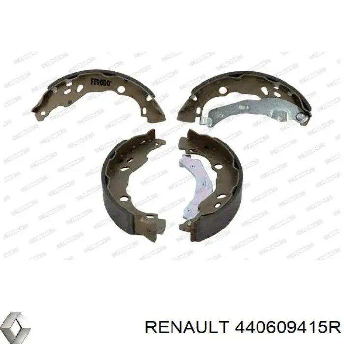 440609415R Renault (RVI) колодки тормозные задние барабанные