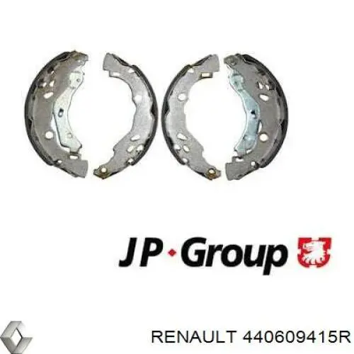 Купить 440609415R Renault (RVI) Задние барабанные тормозные колодки