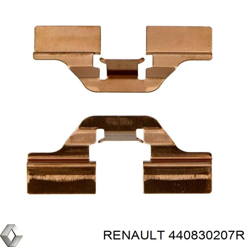 Комплект пружинок крепления дисковых колодок задних RENAULT 440830207R