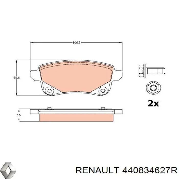 440834627R Renault (RVI)