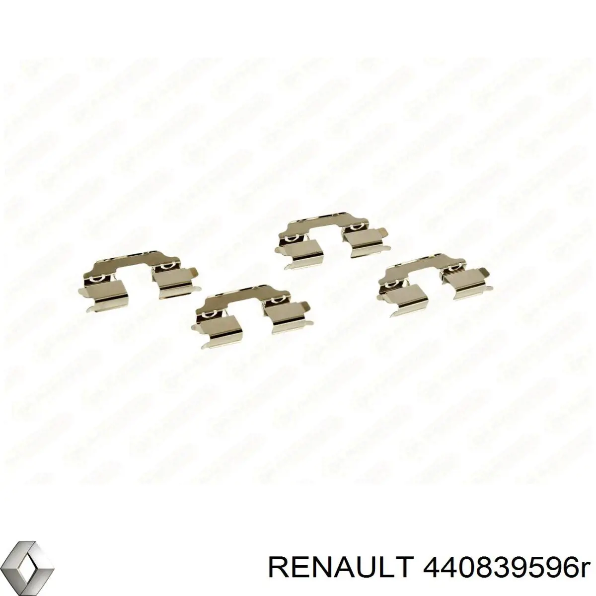 Комплект пружинок крепления дисковых колодок передних Renault (RVI) 440839596R