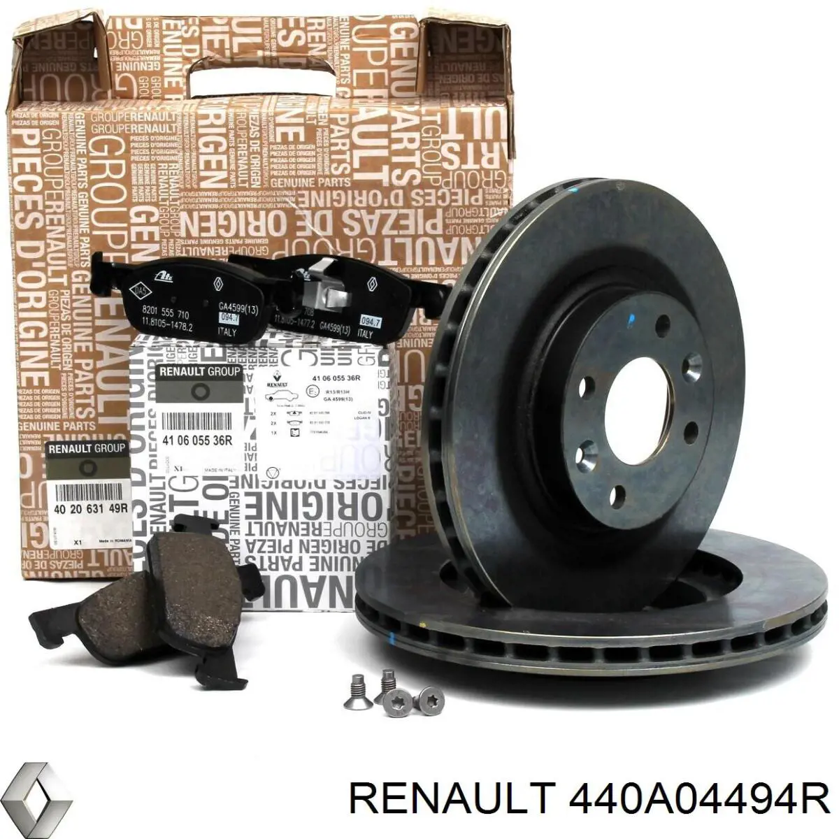 Купить 440A04494R Renault (RVI) Ремкомплект задних тормозов