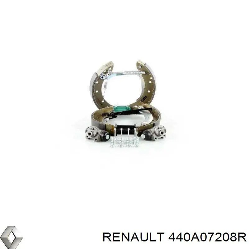 Колодки тормозные задние барабанные, в сборе с цилиндрами, комплект Renault (RVI) 440A07208R цена, от 57.82 USD