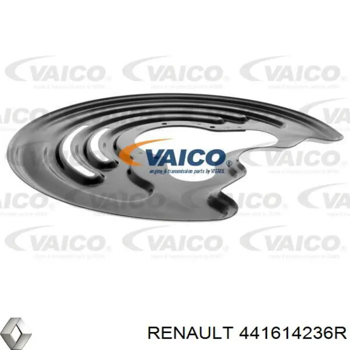 Купить 441614236R Renault (RVI) Защита тормозного диска заднего, левая