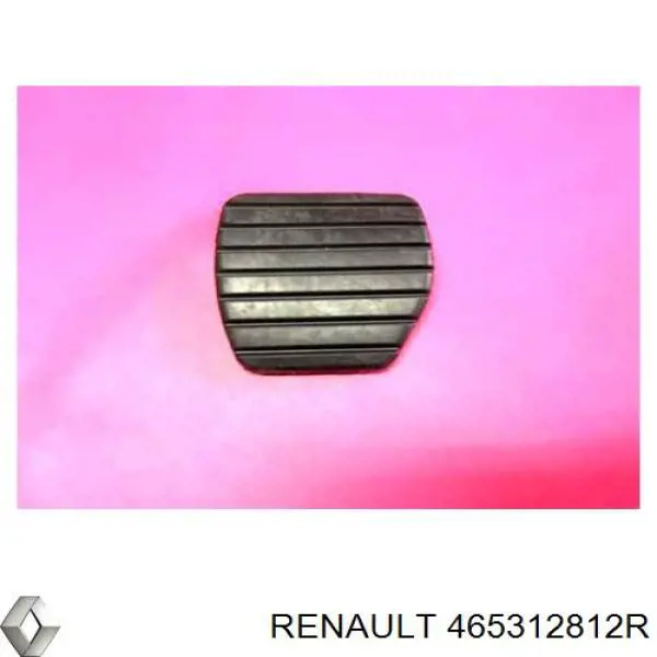 465312812R Renault (RVI) placa sobreposta de pedal do freio