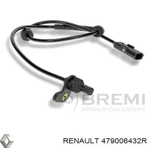 Датчик АБС (ABS) задний, левый Renault (RVI) 479006432R цена, от 16.85 USD
