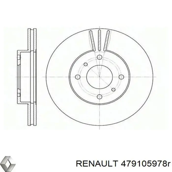 Купить 479105978R Renault (RVI) Датчик антиблокировочной системы торможения