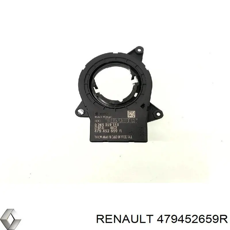 265019069 Renault (RVI) sensor do ângulo de viragem do volante de direção