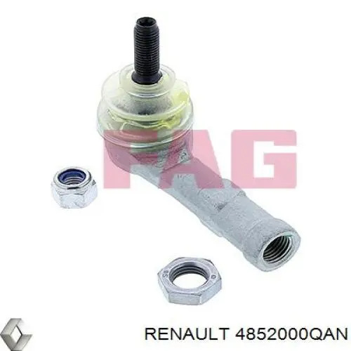 Купить 4852000QAN Renault (RVI) Наконечник рулевой тяги, внешний
