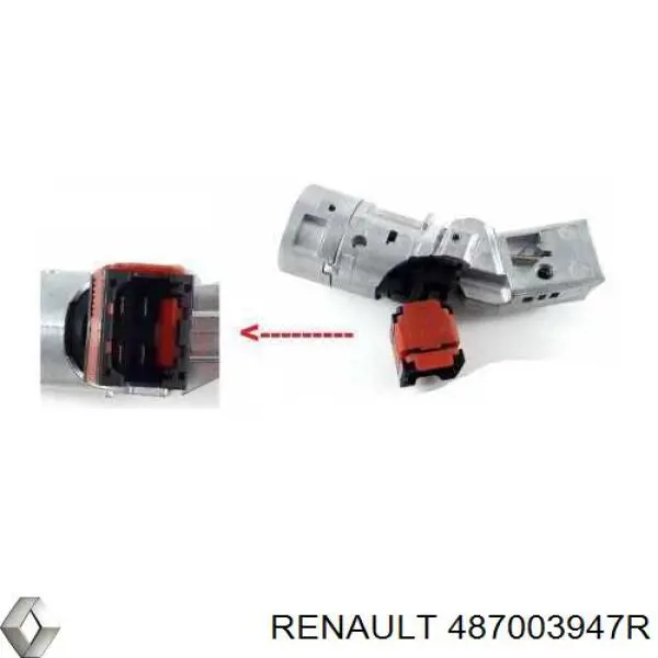 Замок зажигания 487003947R Renault (RVI)