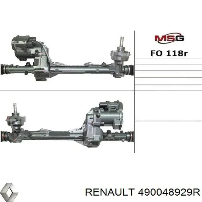 Купить 490048929R Renault (RVI) Рулевая рейка