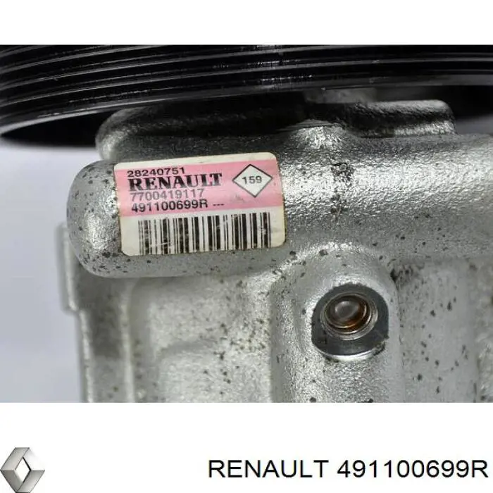 Насос гидроусилителя руля Renault (RVI) 491100699R