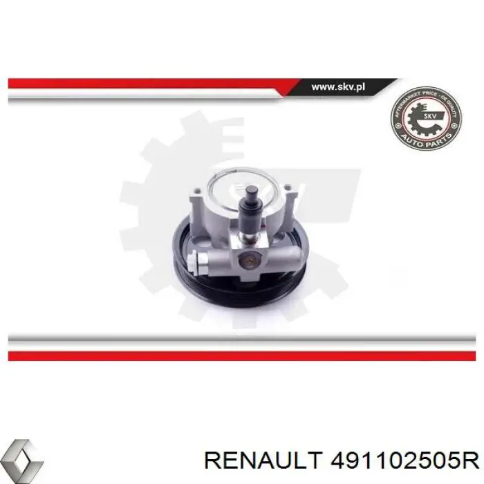 Купить 491102505R Renault (RVI) Насос рулевого управления